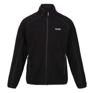 Regatta Mens Hadfield Full Zip Fleece Jacket / Black